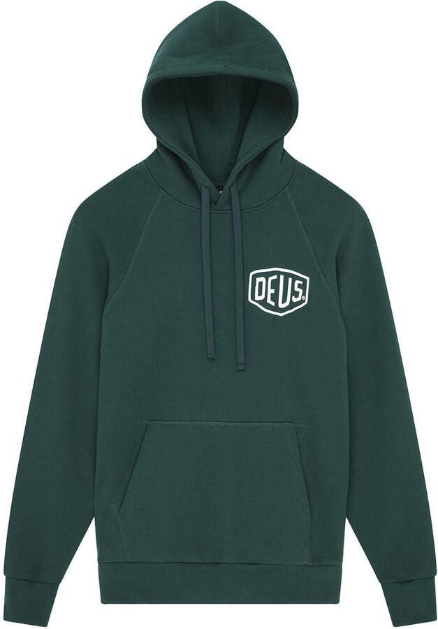 Deus Ex Machina regular fit hoodie met backprint racing green - Foto 3