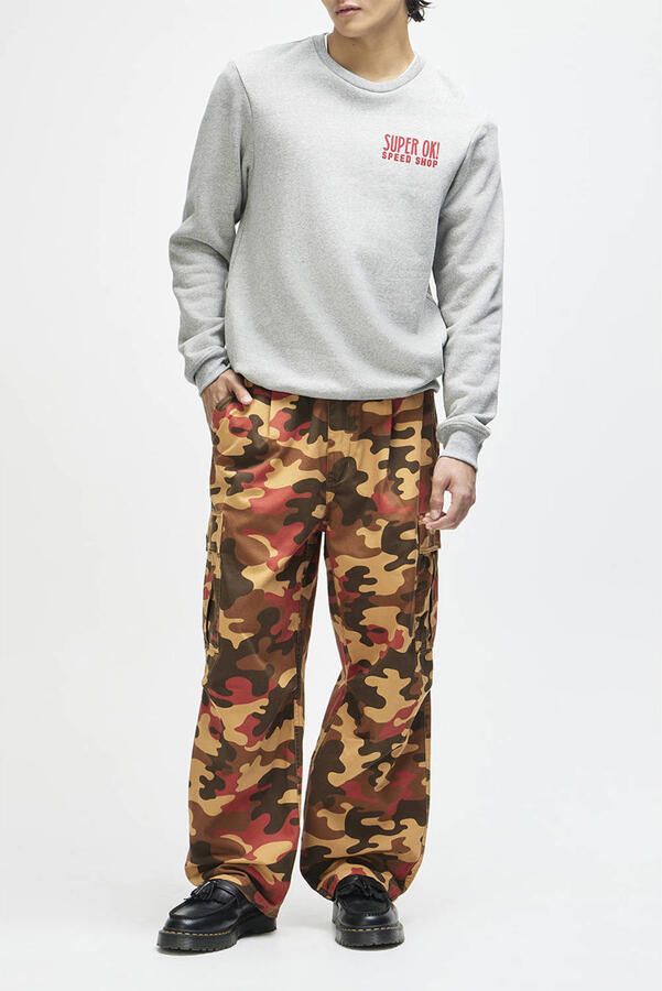 Deus Ex Machina regular fit sweater met backprint grijs - Foto 3