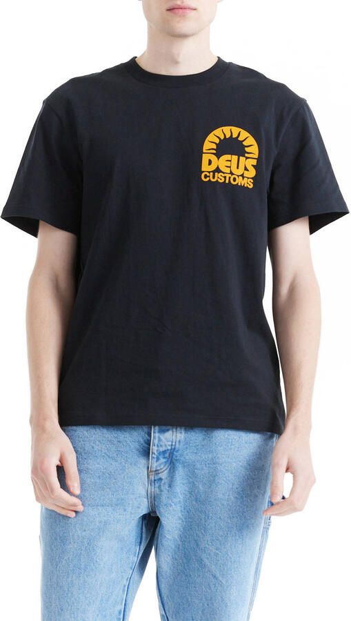 Deus Ex Machina regular fit t-shirt Melodies zwart