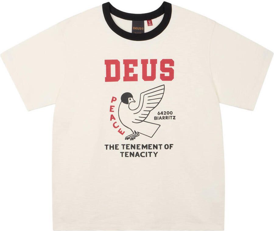 Deus Ex Machina regular T-shirt ivoor