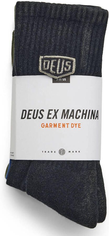 Deus Ex Machina sokken Shield Garment Dyed multi (set van 3) - Foto 3