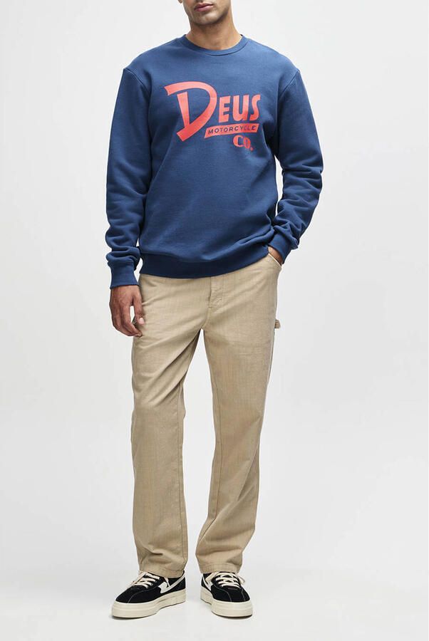 Deus Ex Machina sweater blauw - Foto 3