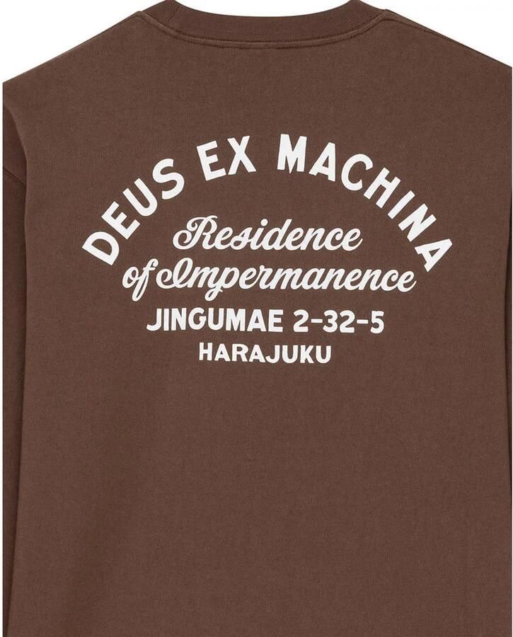 Deus Ex Machina T-shirt met tekst bruin - Foto 2