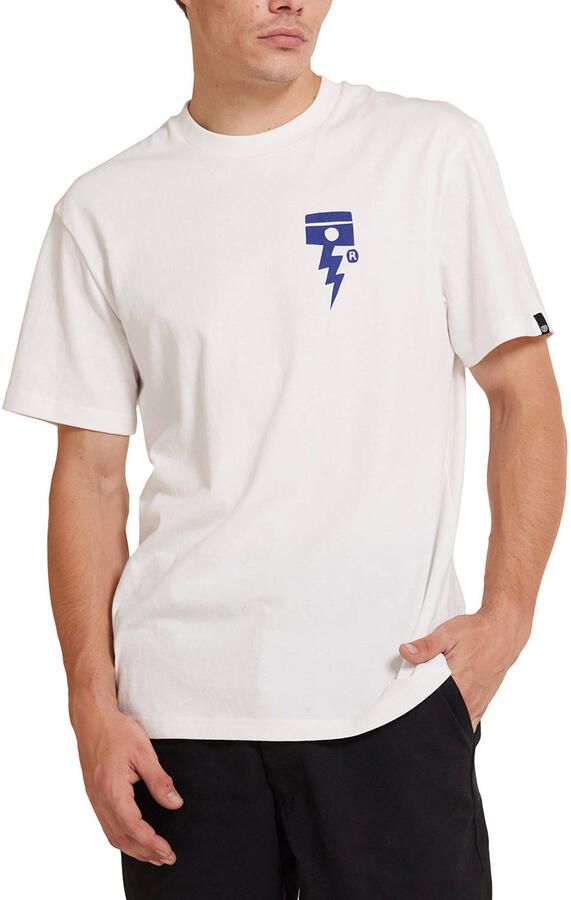 Deus Ex Machina Blauw Print Box Fit Tee White Heren - Foto 2
