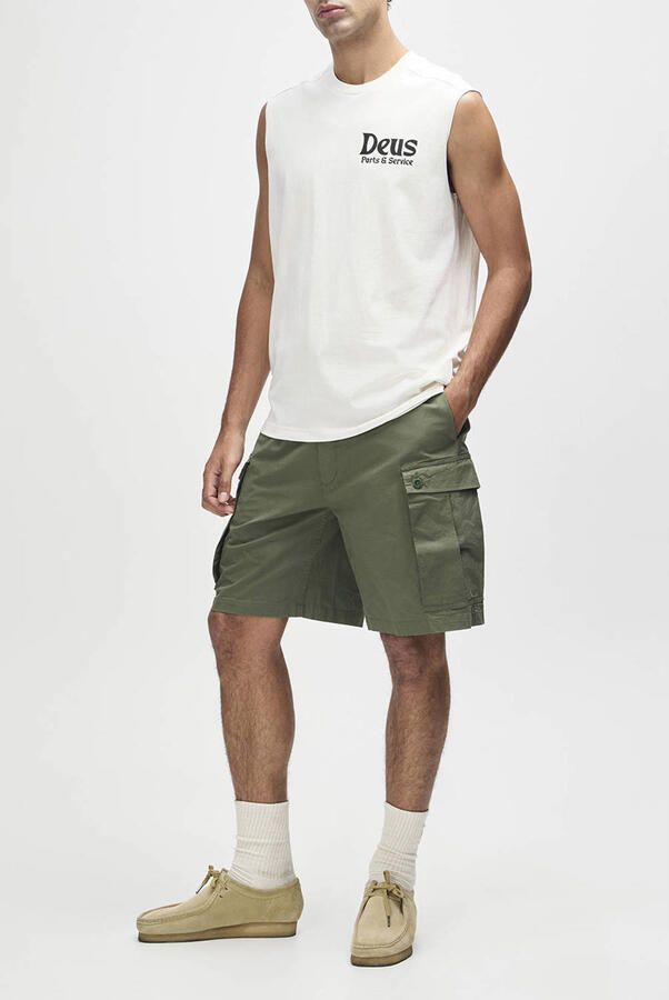 Deus Ex Machina tanktop met backprint wit - Foto 2