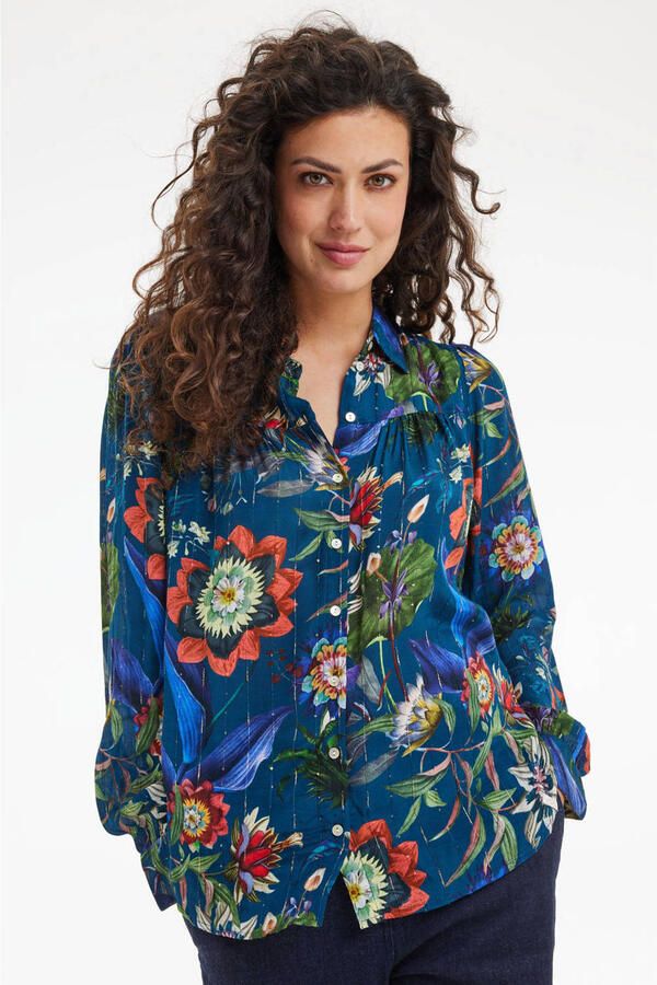 Didi blouse blauw - Foto 1