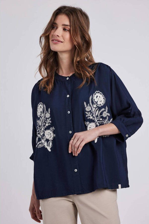 Didi blouse donkerblauw