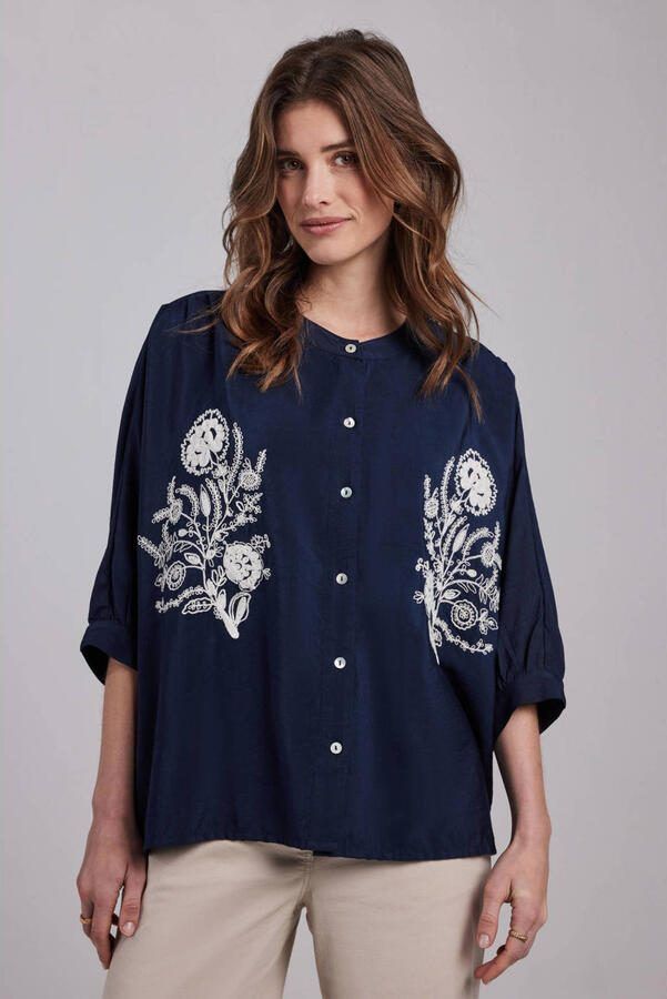 Didi blouse donkerblauw - Foto 2