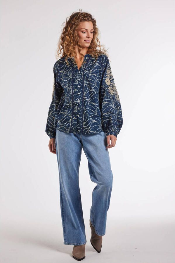 Didi blouse donkerblauw