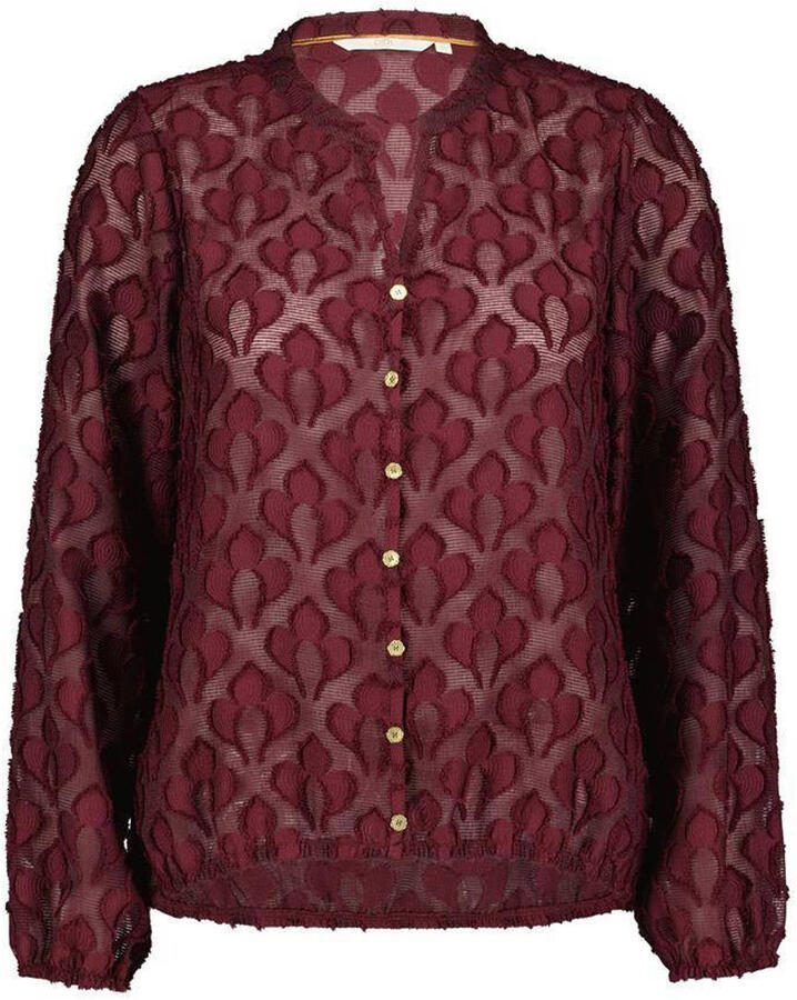Didi blouse donkerrood - Foto 2