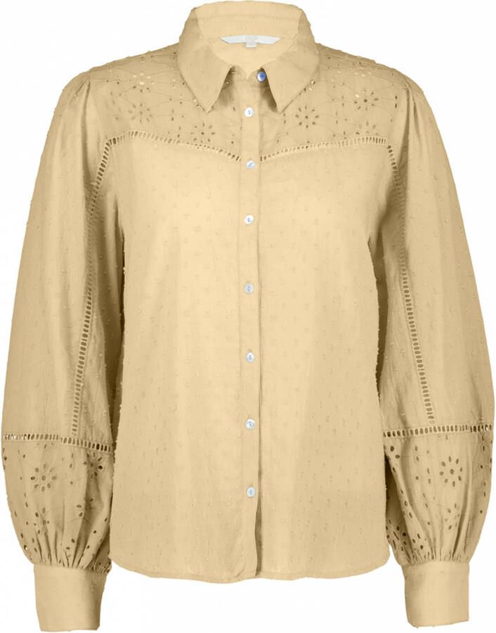 Didi blouse geel broderie