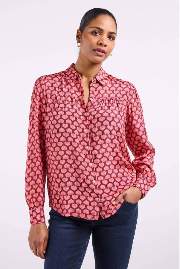 Didi blouse met print roze