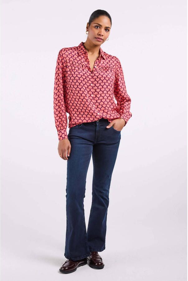 Didi blouse met print roze - Foto 2