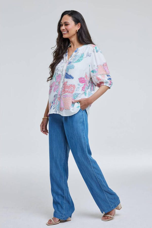 Didi blouse wit - Foto 1
