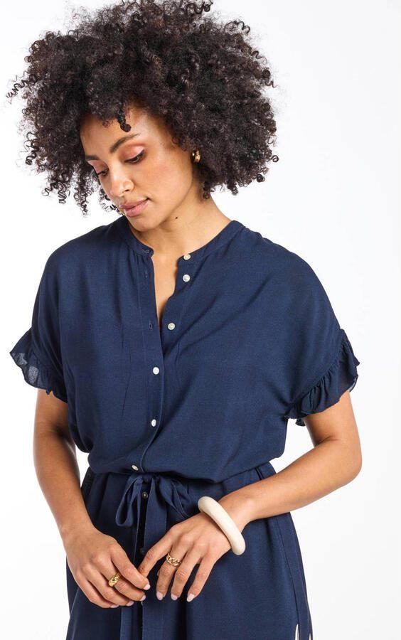 Didi blousejurk donkerblauw