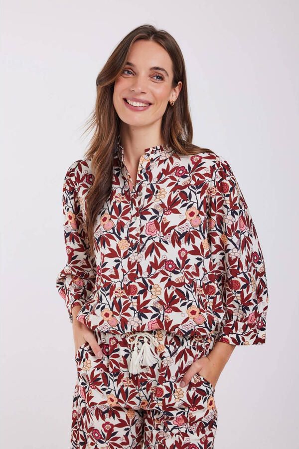 Didi gebloemde blousetop multi