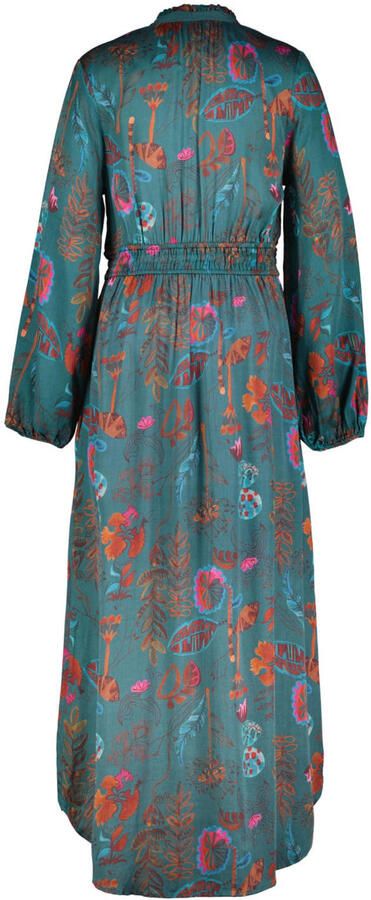 Didi gebloemde maxi jurk blauw - Foto 2