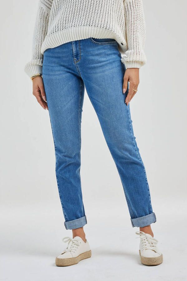 Didi high waist medium blue denim