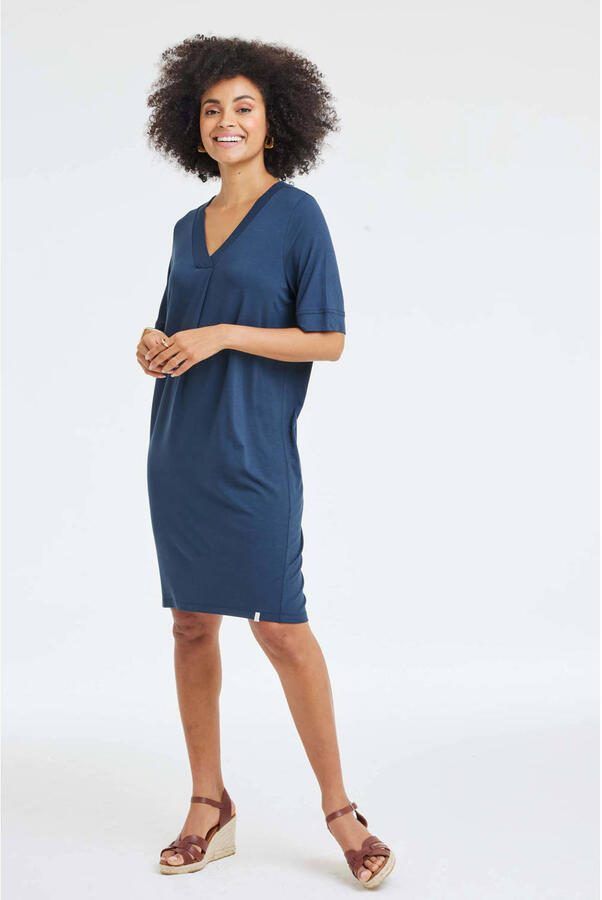 Didi jurk donkerblauw - Foto 2