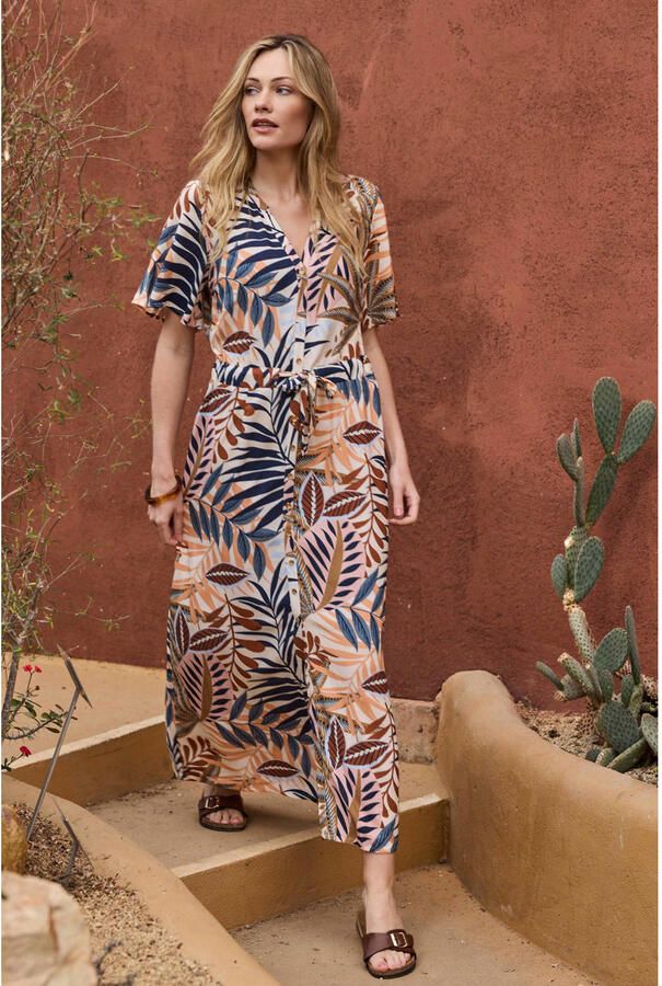 Didi maxi jurk blauw - Foto 2