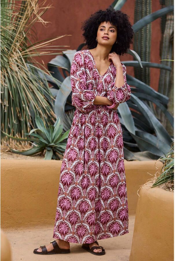 Didi maxi jurk roze - Foto 2