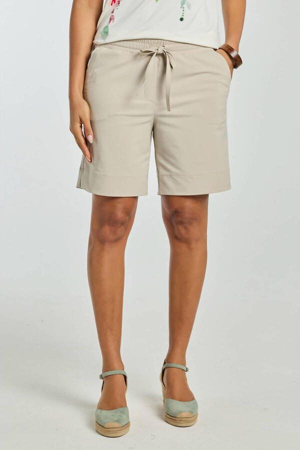 Didi regular waist bermuda short ecru - Foto 3