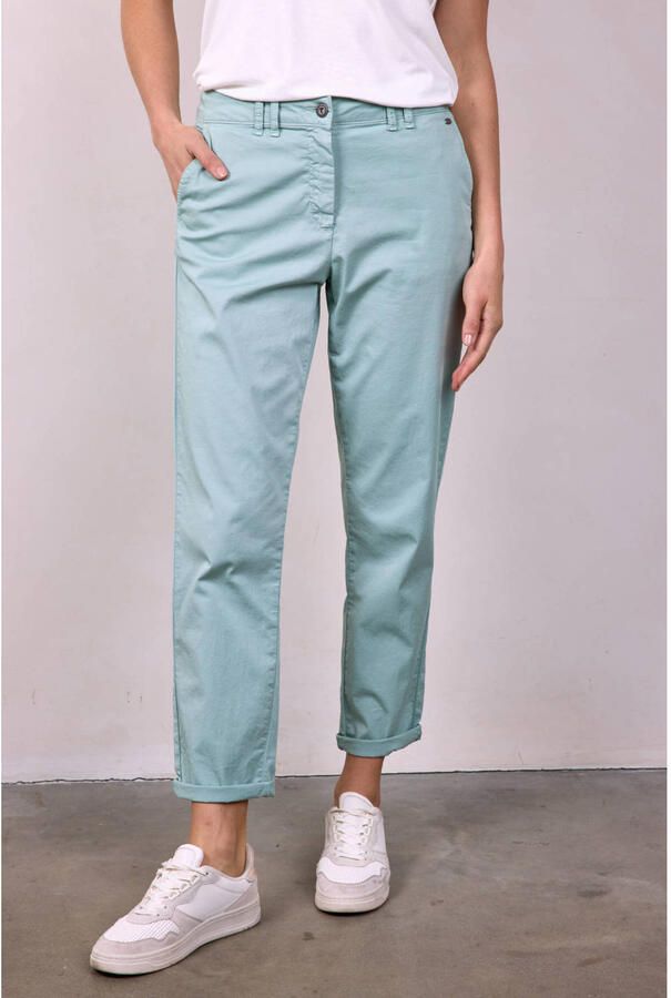 Didi regular waist broek turquoise