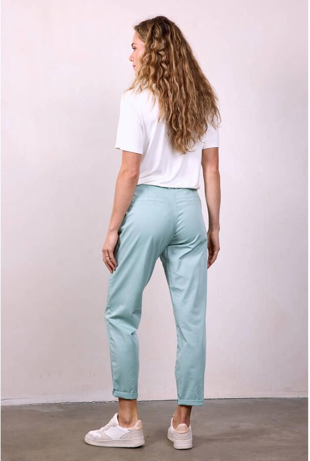 Didi regular waist broek turquoise - Foto 2