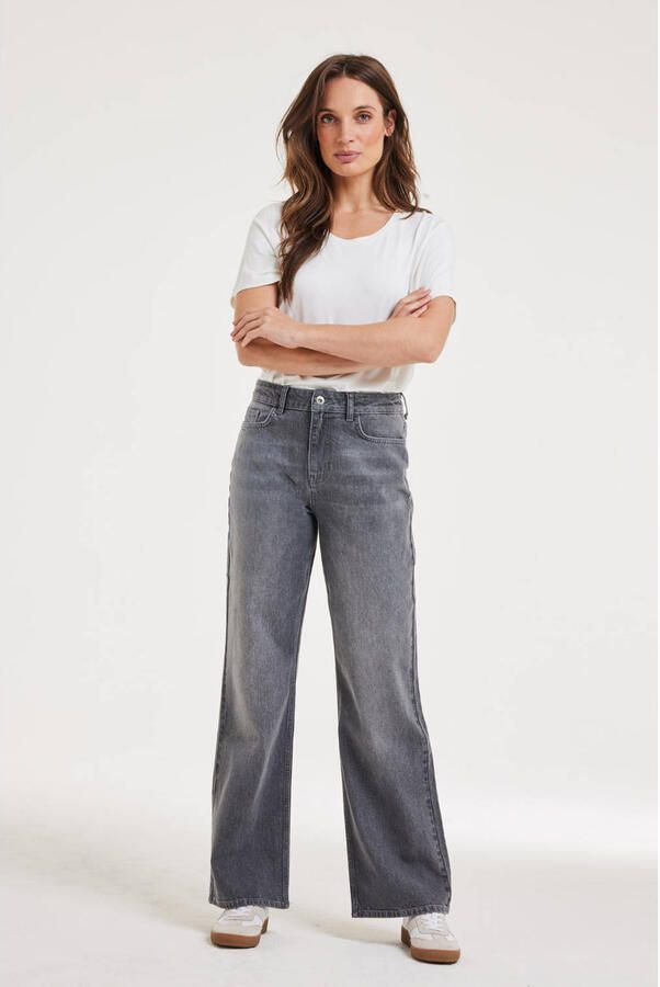Didi wide leg jeans grey denim - Foto 2