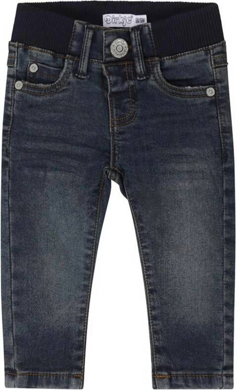 Dirkje skinny jeans blauw Jongens Sweat 104 | Jeans van