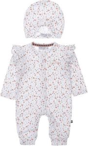 Dirkje baby boxpak + mutsje wit