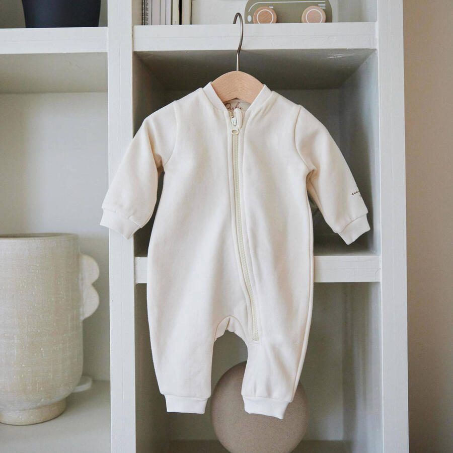 Dirkje baby boxpak wit Sweat Ronde hals Effen 44 - Foto 2