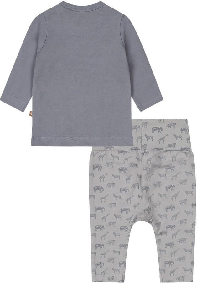 Dirkje broek + longsleeve blauw Shirt + broek Jongens Stretchkatoen Ronde hals 44 - Foto 3