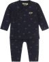 Dirkje baby shirt + broek van biologisch katoen donkerblauw All over print 44 - Thumbnail 1