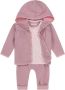 Dirkje newborn baby vest + longsleeve + broek set van 3 roze lichtroze - Thumbnail 1