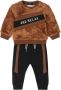 Dirkje sweater + broek bruin zwart Shirt + broek Jongens Polyester Ronde hals 56 - Thumbnail 1