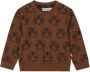 Dirkje sweater met all over print bruin Jongens Stretchkatoen Ronde hals 104 - Thumbnail 1