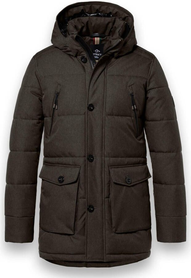 District parka donkergroen