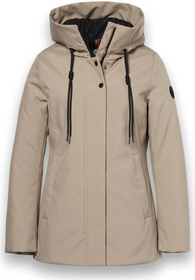 District winterjas beige