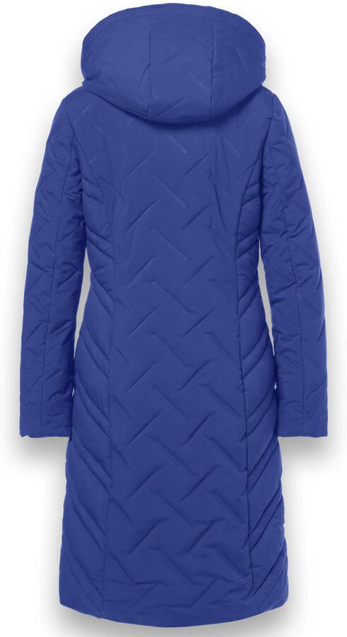District winterjas blauw