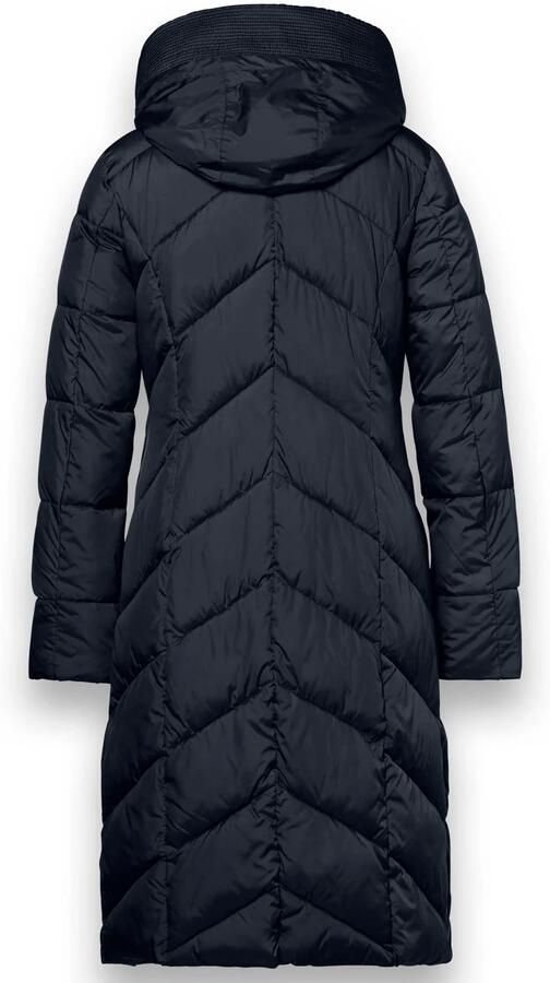 District winterjas donkerblauw
