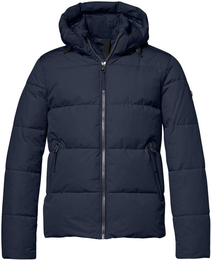 District winterjas donkerblauw