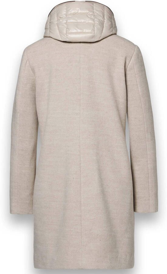 District wintermantel met wol beige - Foto 3