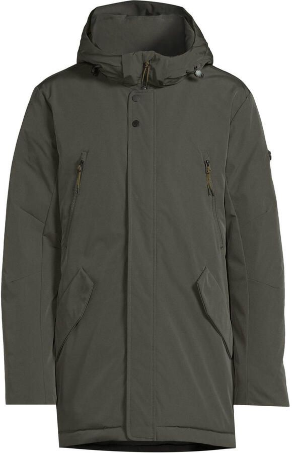 District ZERO B winterparka donkergroen