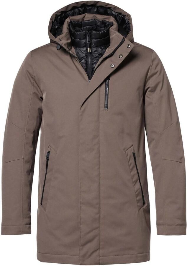 District ZILLION winterparka donkertaupe