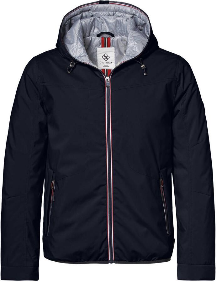 District zomerjas donkerblauw
