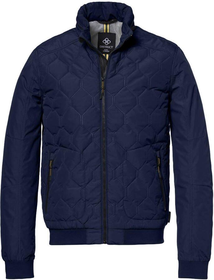 District zomerjas donkerblauw