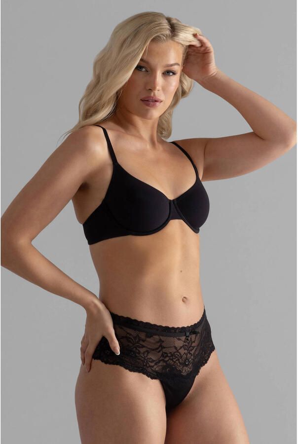 Dorina Curve high waist string Nina (set van 3) zwart