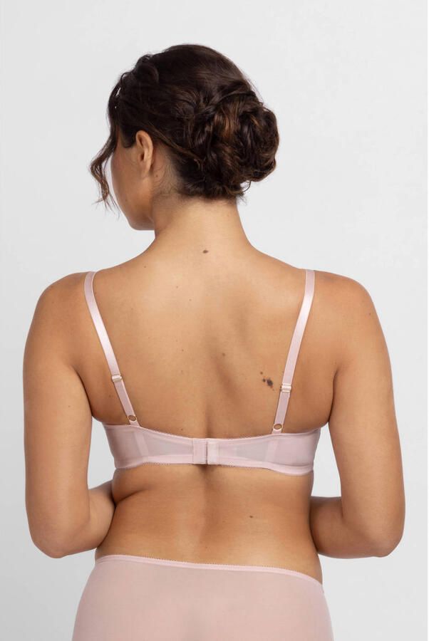 Dorina Curve niet-voorgevormde beugelbh Perfect Lace lichtroze - Foto 2