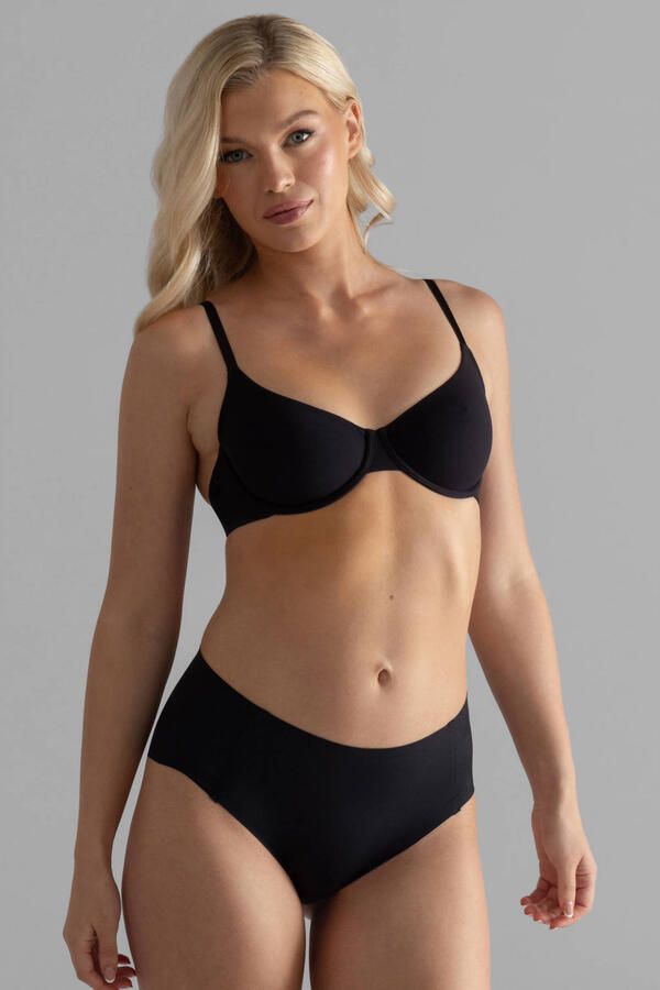 Dorina Curve seamless slip Airlite (set van 3) zwart